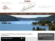Tablet Screenshot of campingmaspiques.com